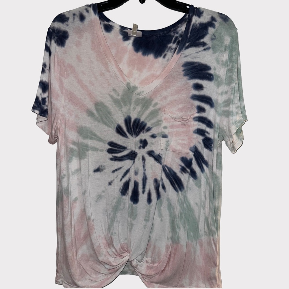 SELF❤️E’ tie-dyed tee.